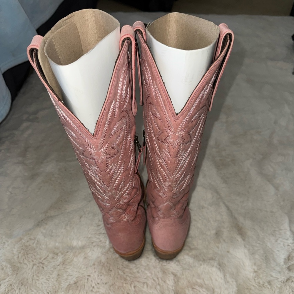Lane Boots “Smokeshow” western cowboy boots 💕PINK💕 - Picture 5 of 10